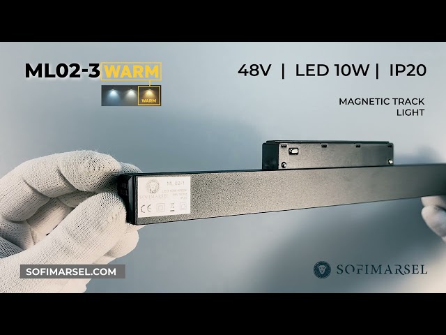 ML02-1/ML02-3 LUMINAIRE SUR RAIL MAGNÉTIQUE