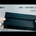 ML03-1 LUMINAIRE SUR RAIL MAGNÉTIQUE