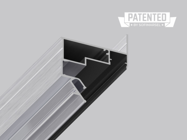 06-17 SNAP PROFIL POUR L'INSTALLATION DE PLAFONDS FLOTTANTS AVEC DIFFUSEUR 12 MM (MURAL)