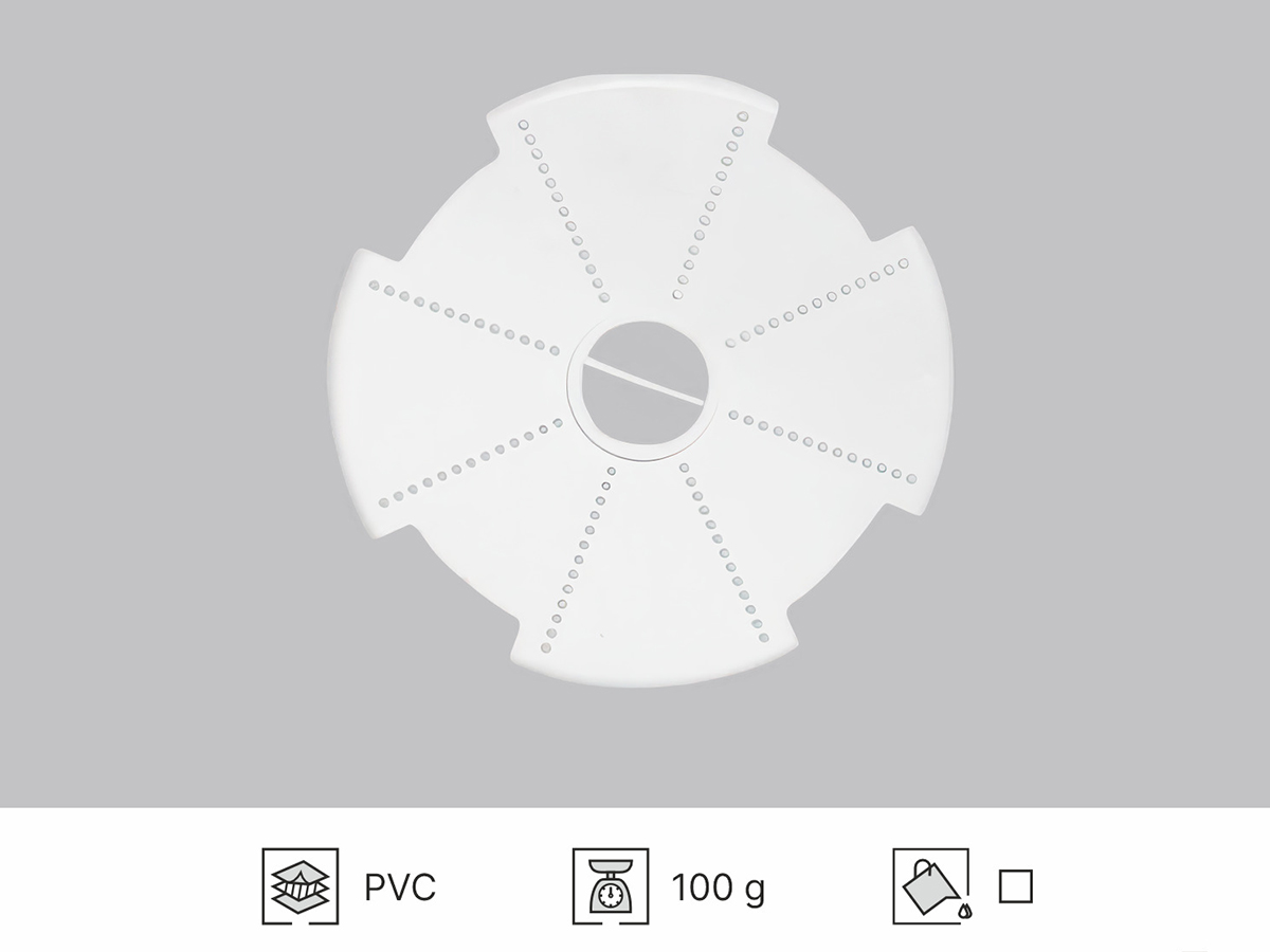 16 PLATEFORME POUR LE LUSTRE 200X200 MM