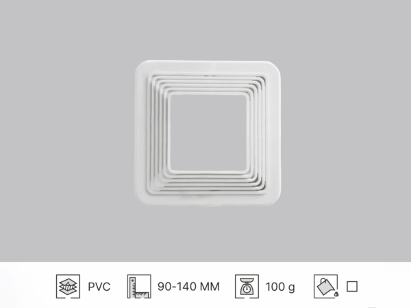 17 PLATEFORME CARRÉE UNIVERSELLE 90-140MM