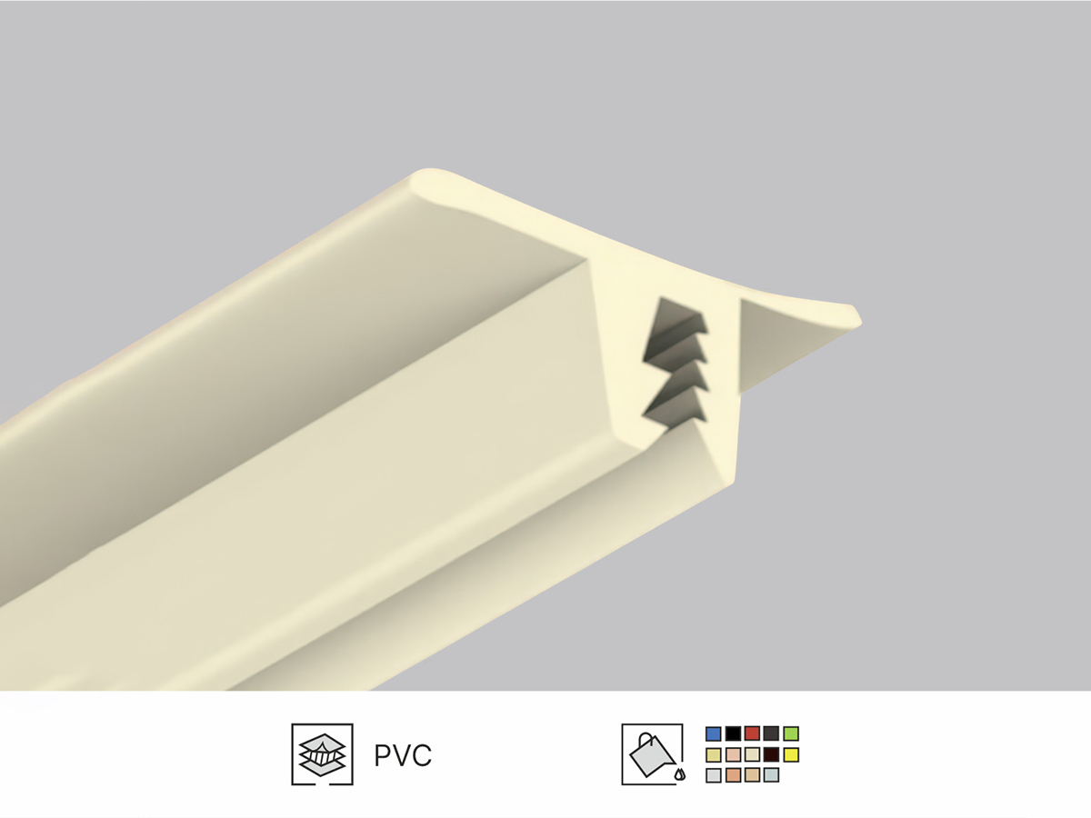 3 TL-305 / 307 / 313 / 319 / 333 / 501 INSERT PVC POUR PROFILS MURAUX ET DE PLAFOND
