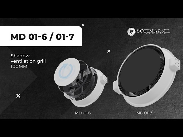 MD 01-9 GRILLE DE VENTILATION 125MM