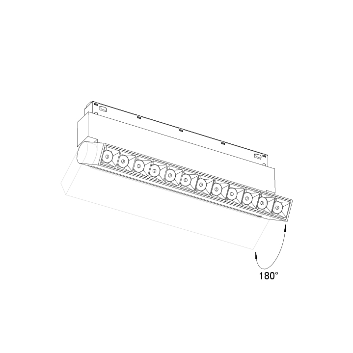 ML03-1 LUMINAIRE SUR RAIL MAGNÉTIQUE